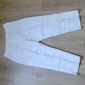 BIANCA NYGARD LINEN ANKLE PANTS SIZE 10P